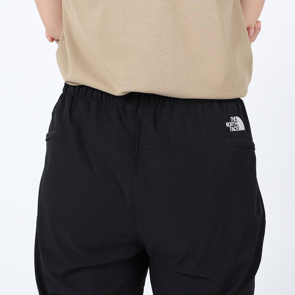 ザ・ノース・フェイス（THE NORTH FACE）（レディース）パンツ ボトム リッジライトパンツ NBW32311 K ブラック ウエスト調節 ストレッチ テーパードパンツ 
