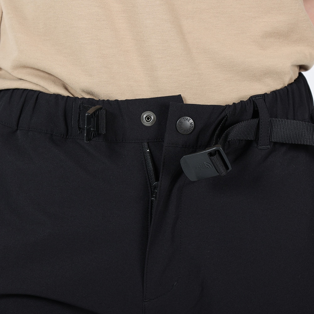 ザ・ノース・フェイス（THE NORTH FACE）（レディース）パンツ ボトム リッジライトパンツ NBW32311 K ブラック ウエスト調節 ストレッチ テーパードパンツ 