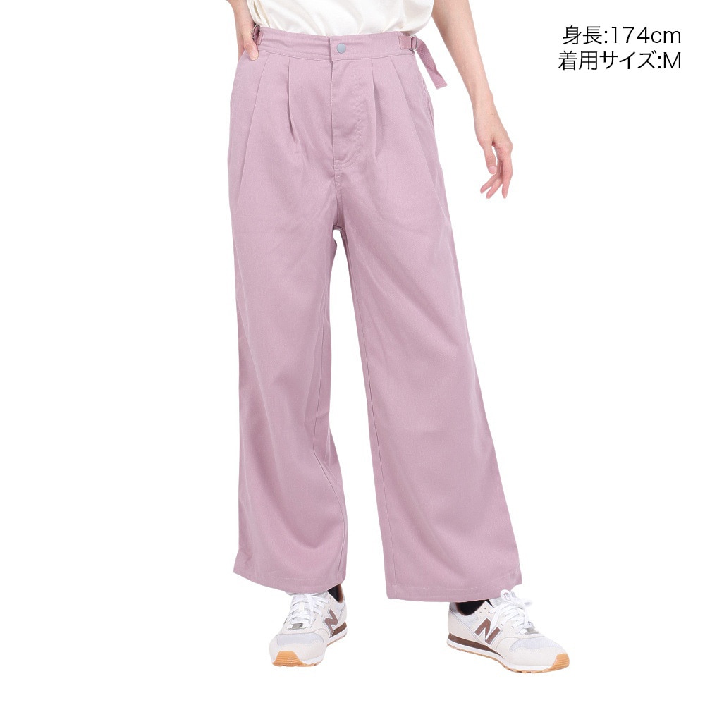 クリフメイヤー（KRIFF MAYER）（レディース）パンツ ボトム ミリタリー ワイドパンツ 2344404LX:31:L/PINK ピンク カラーパンツ 速乾 軽量