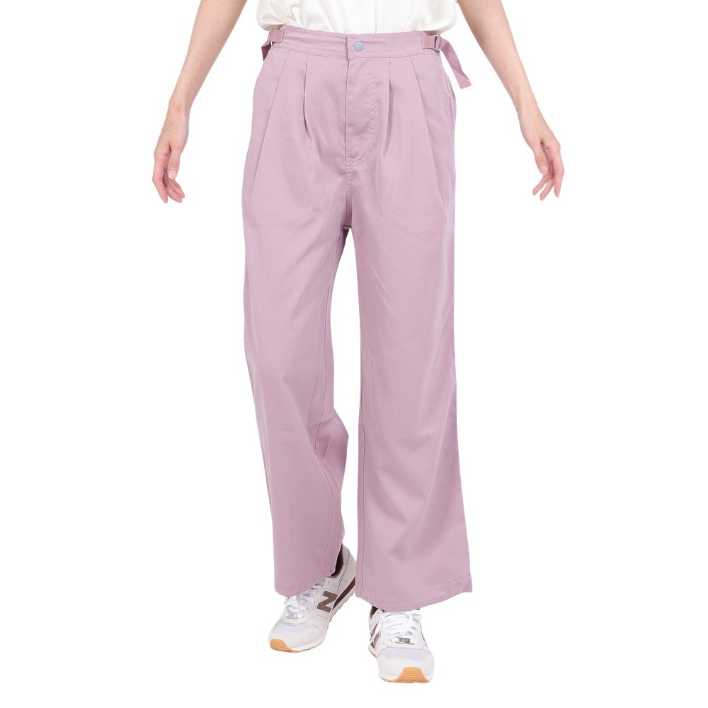 クリフメイヤー（KRIFF MAYER）（レディース）パンツ ボトム ミリタリー ワイドパンツ 2344404LX:31:L/PINK ピンク カラーパンツ 速乾 軽量