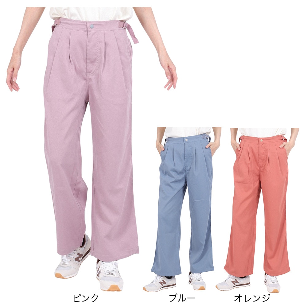 クリフメイヤー（KRIFF MAYER）（レディース）パンツ ボトム ミリタリー ワイドパンツ 2344404LX:31:L/PINK ピンク カラーパンツ 速乾 軽量