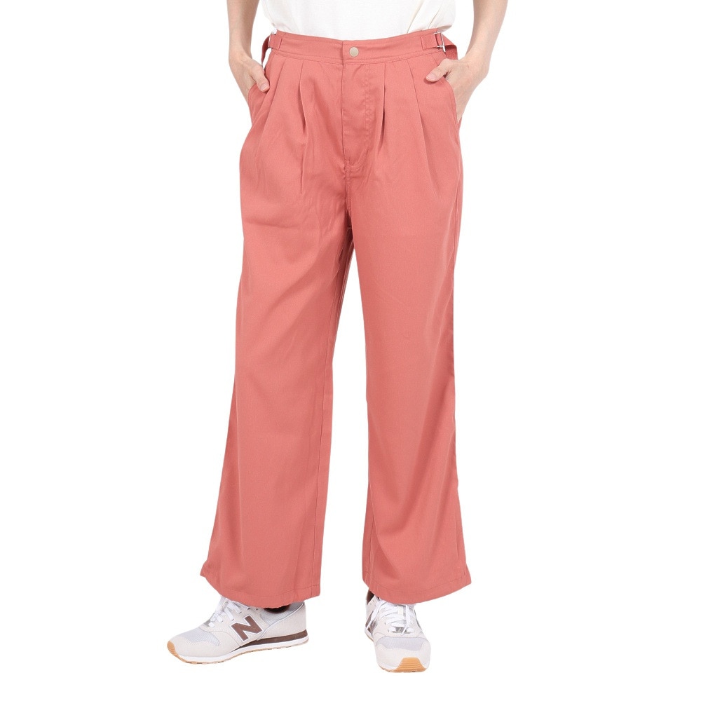 クリフメイヤー（KRIFF MAYER）（レディース）パンツ ボトム ミリタリー ワイドパンツ 2344404LX:45:ORANGE オレンジ カラーパンツ 速乾 軽量