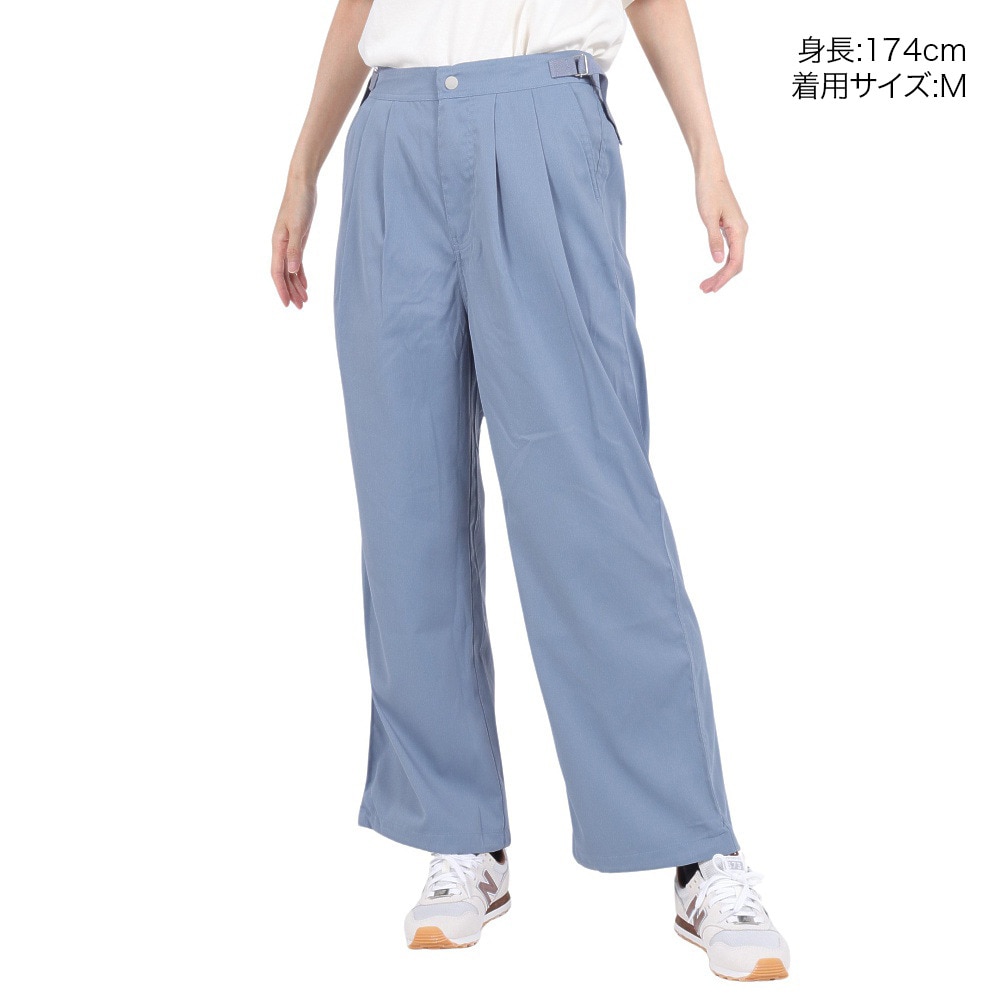 クリフメイヤー（KRIFF MAYER）（レディース）パンツ ボトム ミリタリー ワイドパンツ 2344404LX:74:BLUE ブルー カラーパンツ 速乾 軽量