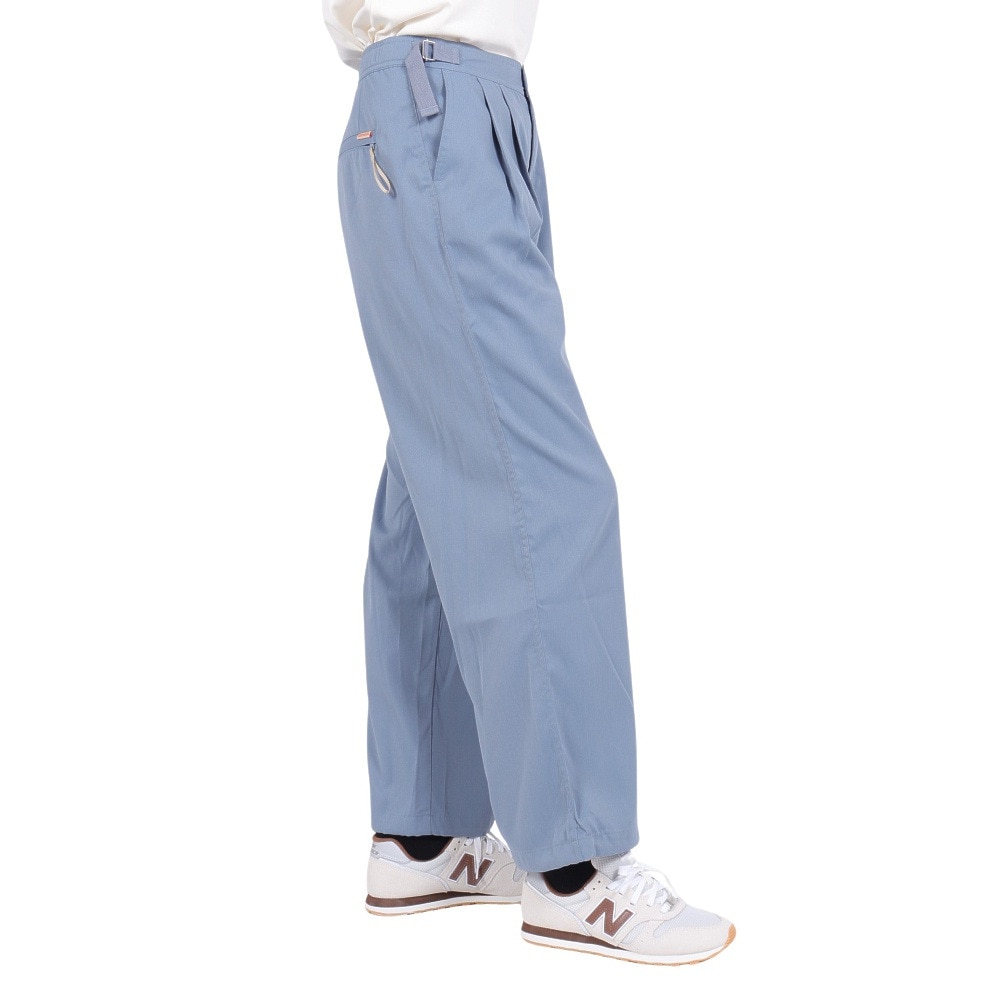 クリフメイヤー（KRIFF MAYER）（レディース）パンツ ボトム ミリタリー ワイドパンツ 2344404LX:74:BLUE ブルー カラーパンツ 速乾 軽量