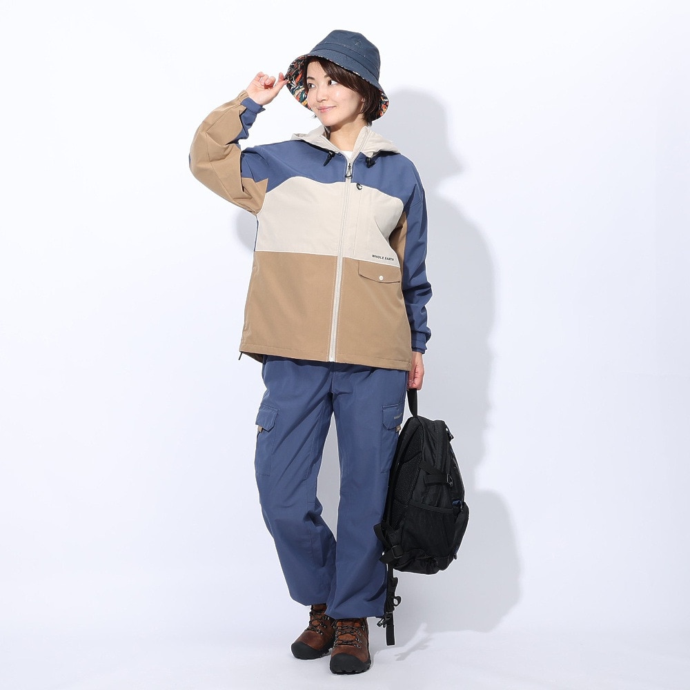 ホールアース（Whole Earth）（レディース）カーゴ ロングパンツ ボトム WE2SDZ39 BLU