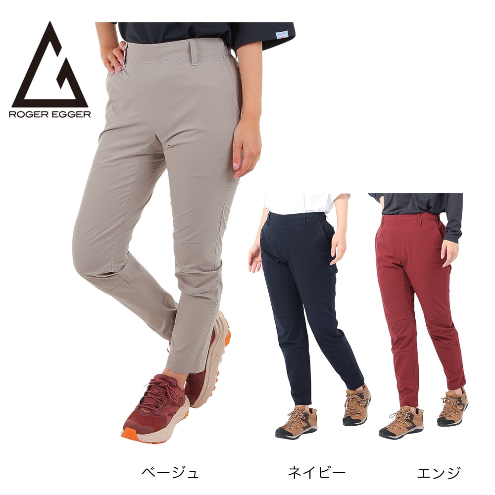ロジャーエーガー（ROGEREGGER）（レディース）撥水 4Way ストレッチ テーパード パンツ RE23SVT5620029RED レッド