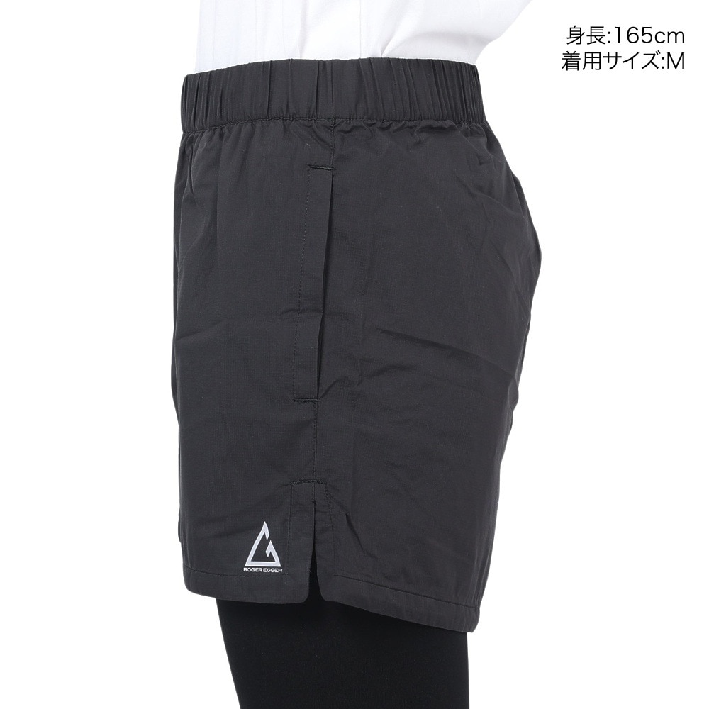 ロジャーエーガー（ROGEREGGER）（レディース）ハーフパンツ EPIC エピック ショートパンツ RE2STN562023BLK ブラック ショーパン コンパクト