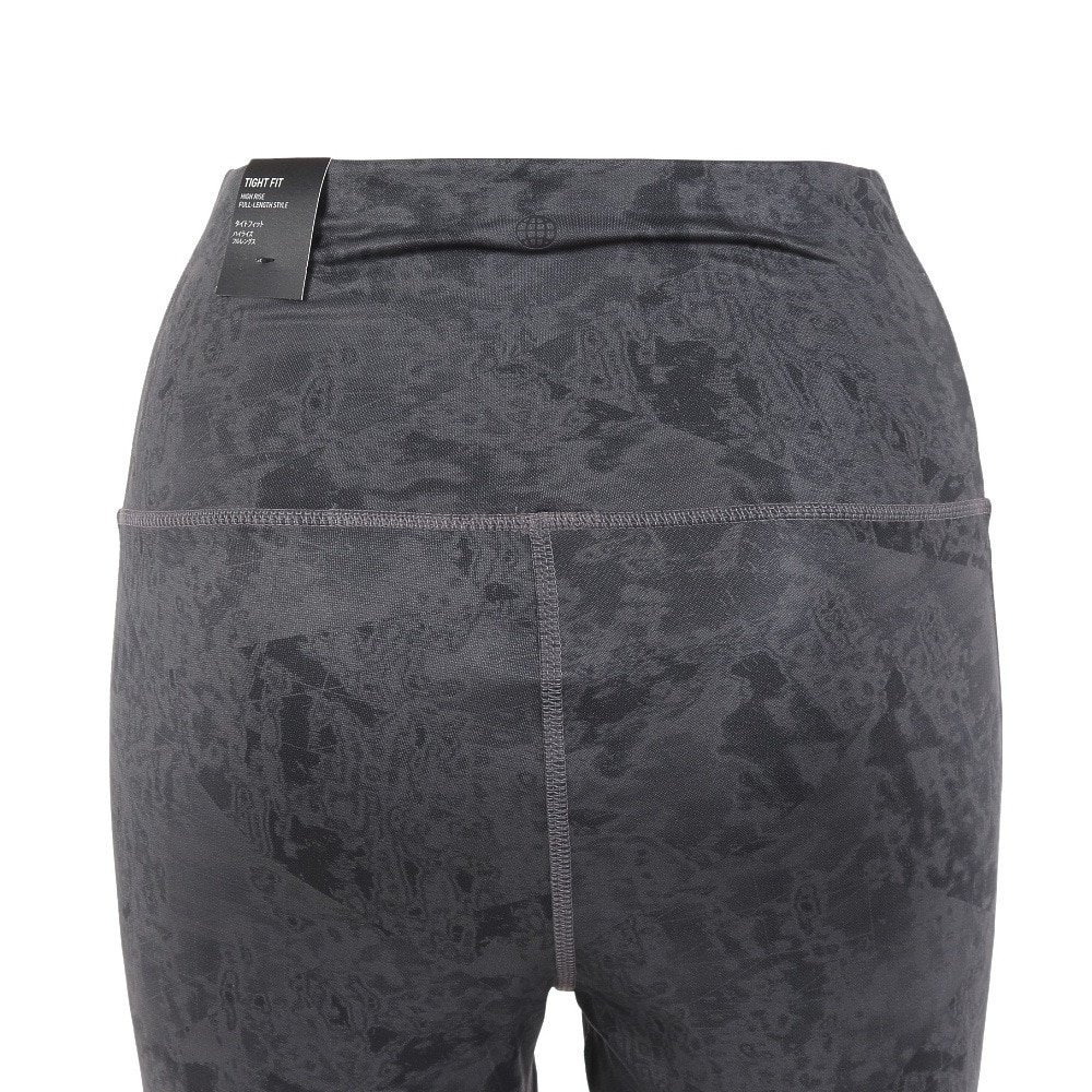 アディダス（adidas）（レディース）タイツ レギンス テレックス マルチ総柄プリントタイツ CQ057-HM4067 グレー リフレクター S M L LL