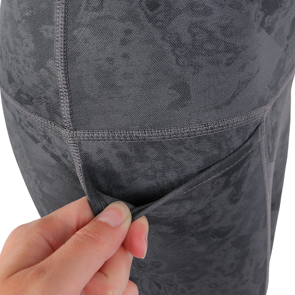 アディダス（adidas）（レディース）タイツ レギンス テレックス マルチ総柄プリントタイツ CQ057-HM4067 グレー リフレクター S M L LL