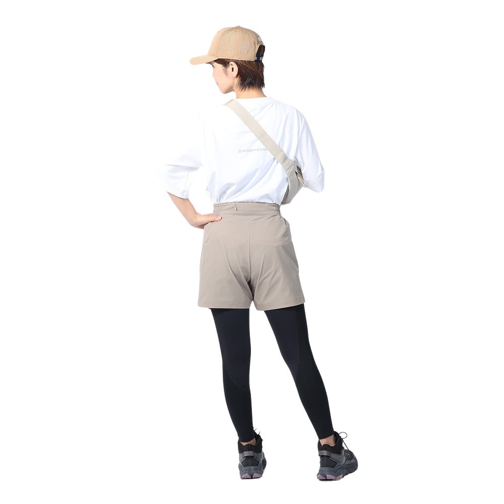 ロジャーエーガー（ROGEREGGER）（レディース）ショートパンツ ハイクショーツ RE23SVT5620030BEG ベージュ