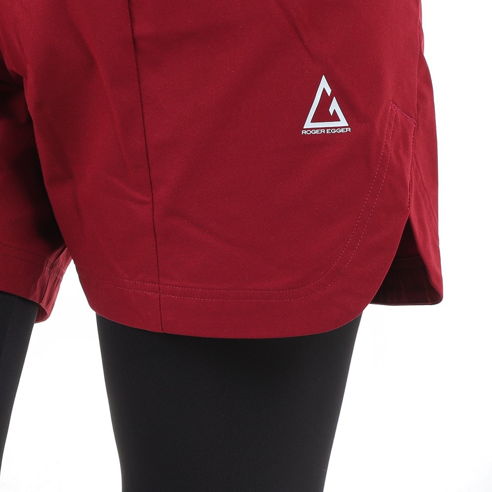 ロジャーエーガー（ROGEREGGER）（レディース）ショートパンツ ハイクショーツ RE23SVT5620030RED レッド