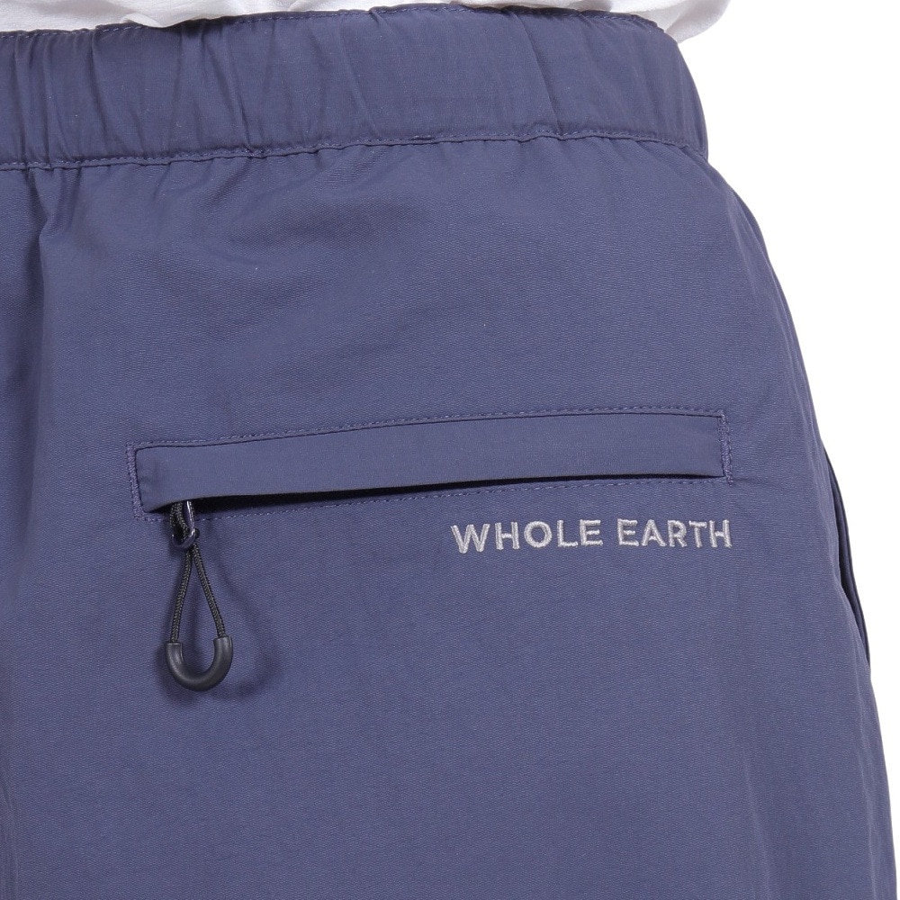 ホールアース（Whole Earth）（レディース）便利 ダブルカーゴ ポケット 撥水 ショートパンツ WE2RDZ29 NVY