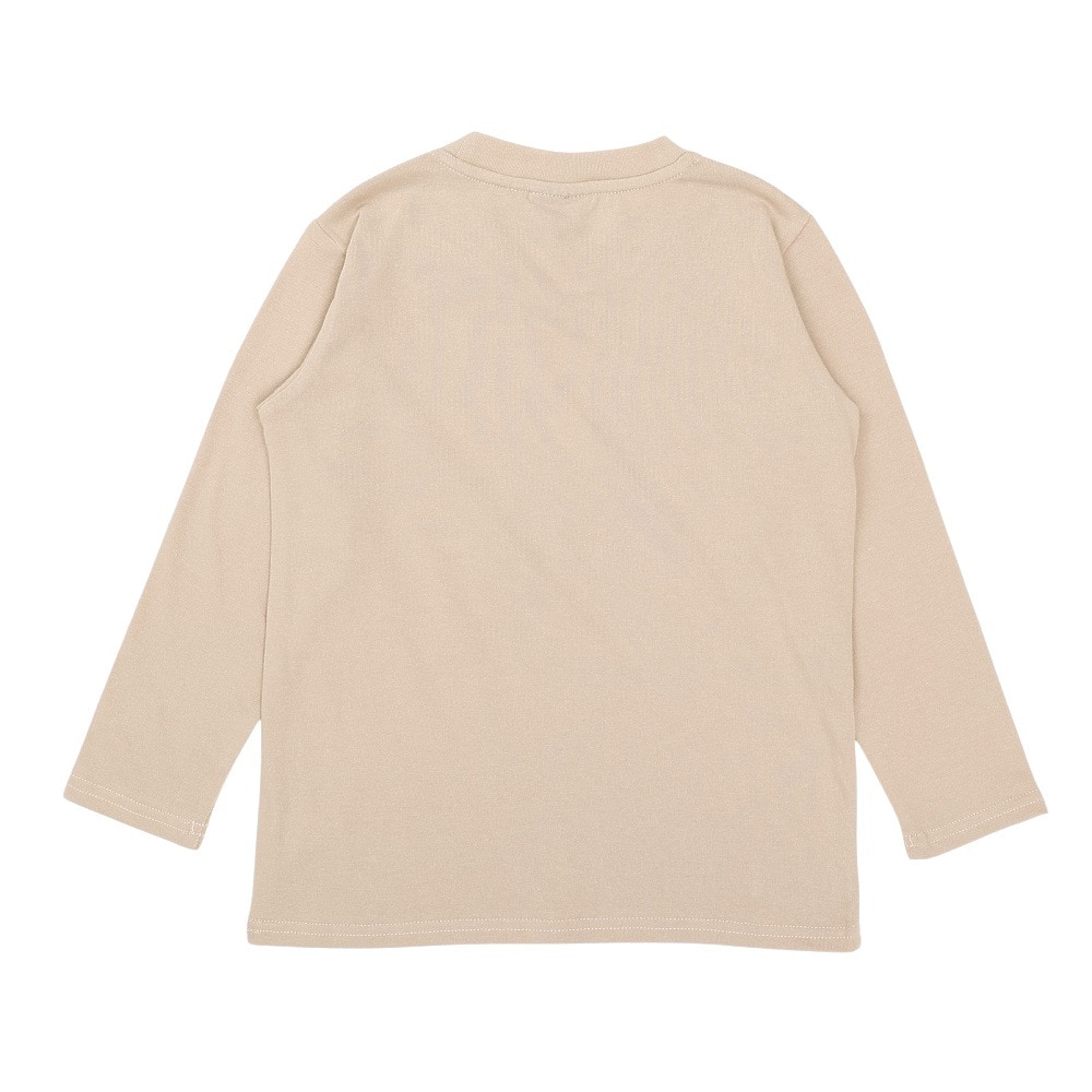 オンヨネ（ONYONE）（キッズ）ジュニア 長袖Tシャツ YADAKAINO ロゴTシャツ BIJ74101PA 186 ベージュ 速乾