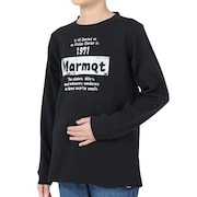 マーモット（Marmot）（キッズ）アンダーウェア キッズ ESTABLISHED 長袖Tシャツ TOJSJB58 BK