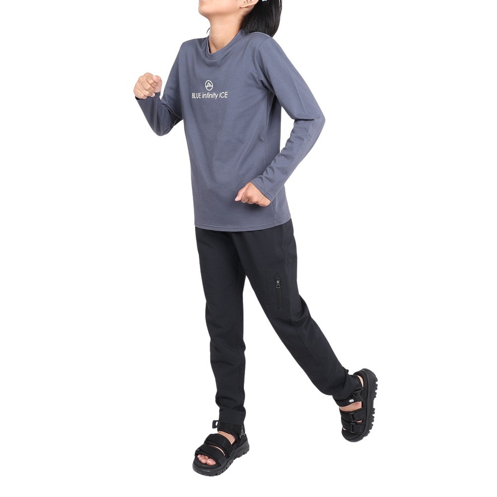 オンヨネ（ONYONE）（キッズ）ジュニア 長袖Tシャツ ロンT YADAKAINO ロングスリーブ ロゴTシャツ BIJ74101PA 648 ダークブルー