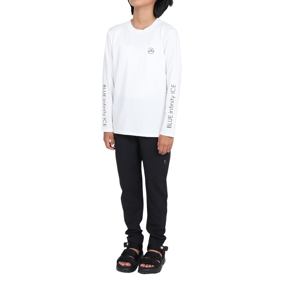 オンヨネ（ONYONE）（キッズ）ジュニア 長袖Tシャツ ロンT YADAKAINO ロングスリーブ ロゴTシャツ BIJ74101PB 100 ホワイト