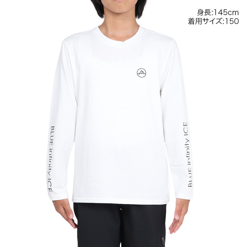 オンヨネ（ONYONE）（キッズ）ジュニア 長袖Tシャツ ロンT YADAKAINO ロングスリーブ ロゴTシャツ BIJ74101PB 100 ホワイト
