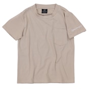 (キッズ)ジュニア 半袖Tシャツ YADAKAINO ポケットロゴTシャツ BIJ74102P 186 ベージュ