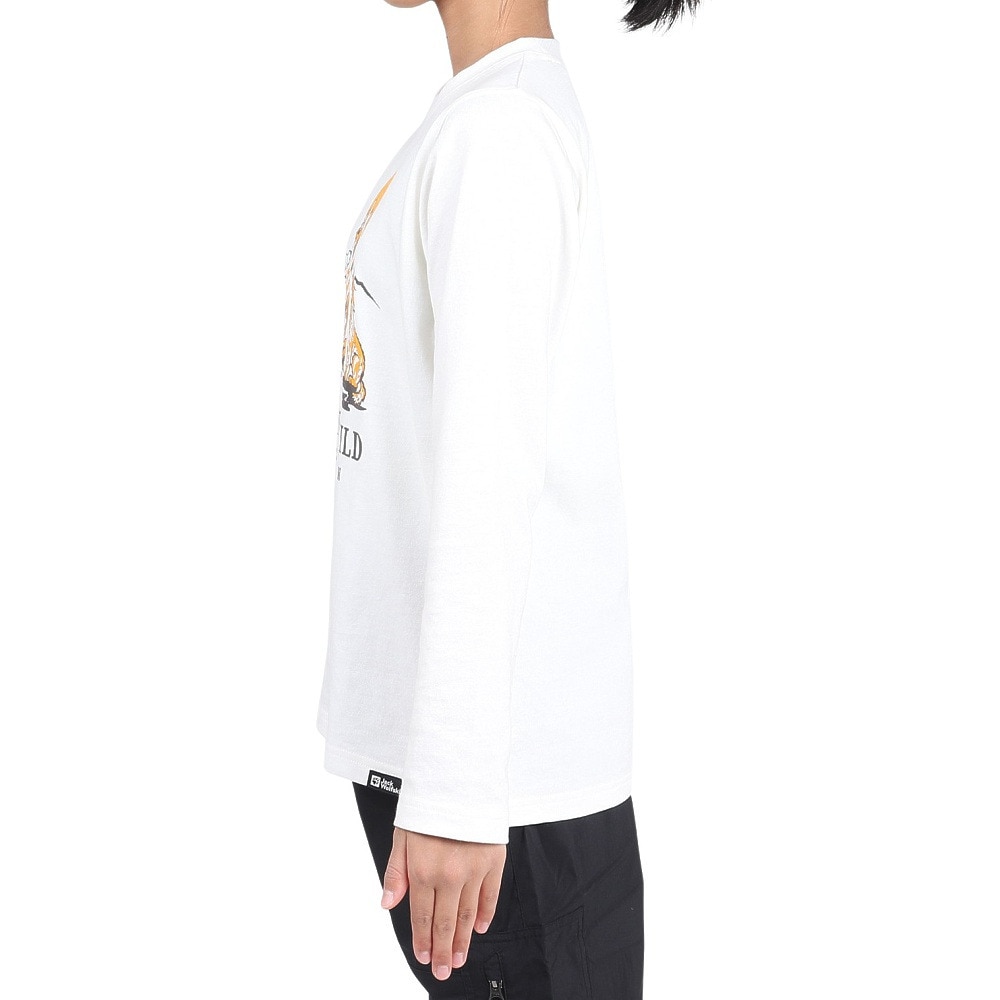 ジャックウルフスキン（JackWolfskin）（キッズ）ジュニア アンダーウェア ウルフプリント ロングスリーブTシャツ A63214-5055