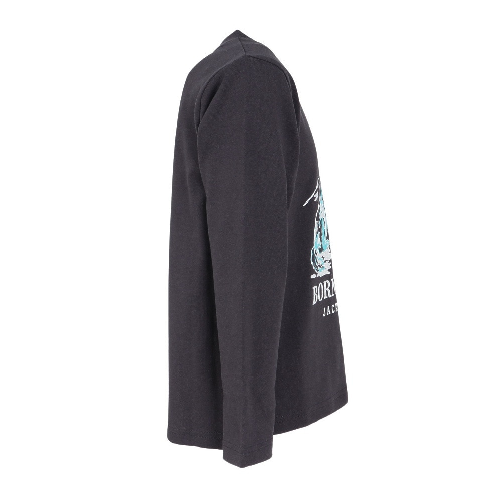 ジャックウルフスキン（JackWolfskin）（キッズ）ジュニア アンダーウェア ウルフプリント ロングスリーブTシャツ A63214-6350