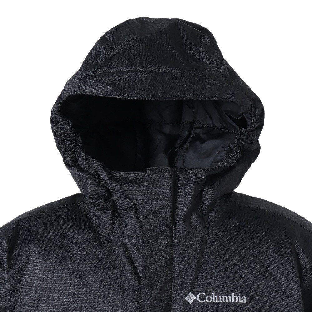 コロンビア（Columbia）（キッズ）ジュニア レインウェア ハイクバウンドインシュレーテッドジャケット SB4765 010 ブラック