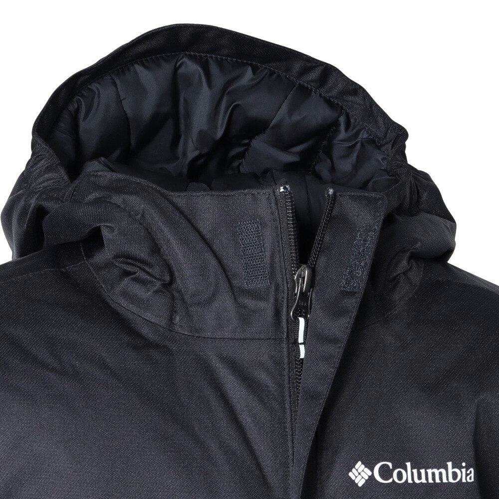 コロンビア（Columbia）（キッズ）ジュニア レインウェア ハイクバウンドインシュレーテッドジャケット SB4765 010 ブラック