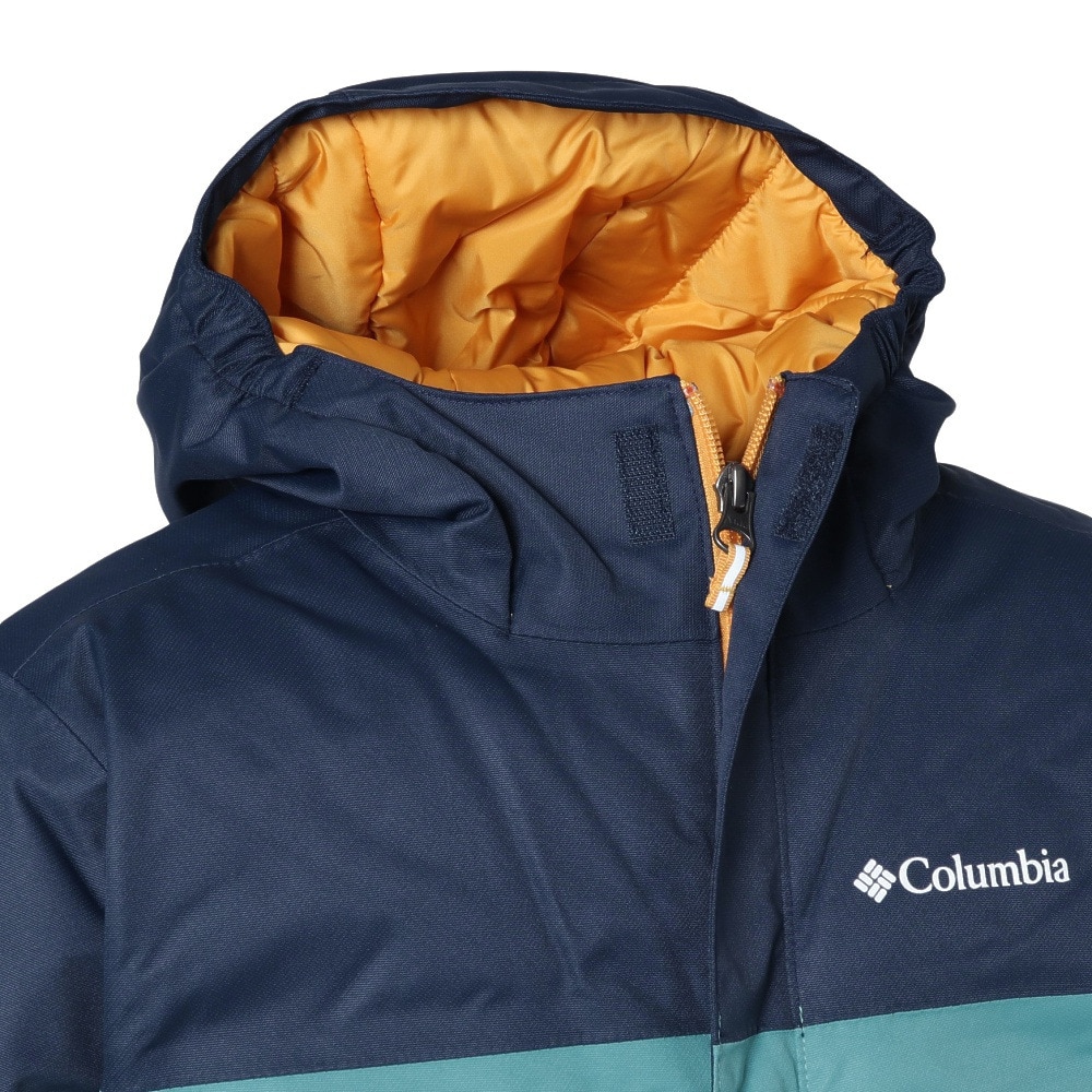 コロンビア（Columbia）（キッズ）ジュニア レインウェア ハイクバウンドインシュレーテッドジャケット SB4765 424 ネイビー