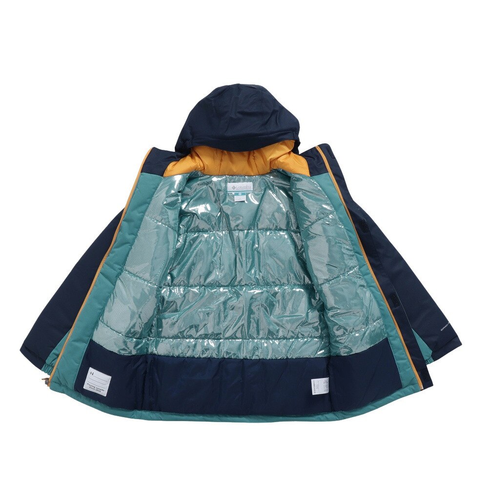 コロンビア（Columbia）（キッズ）ジュニア レインウェア ハイクバウンドインシュレーテッドジャケット SB4765 424 ネイビー