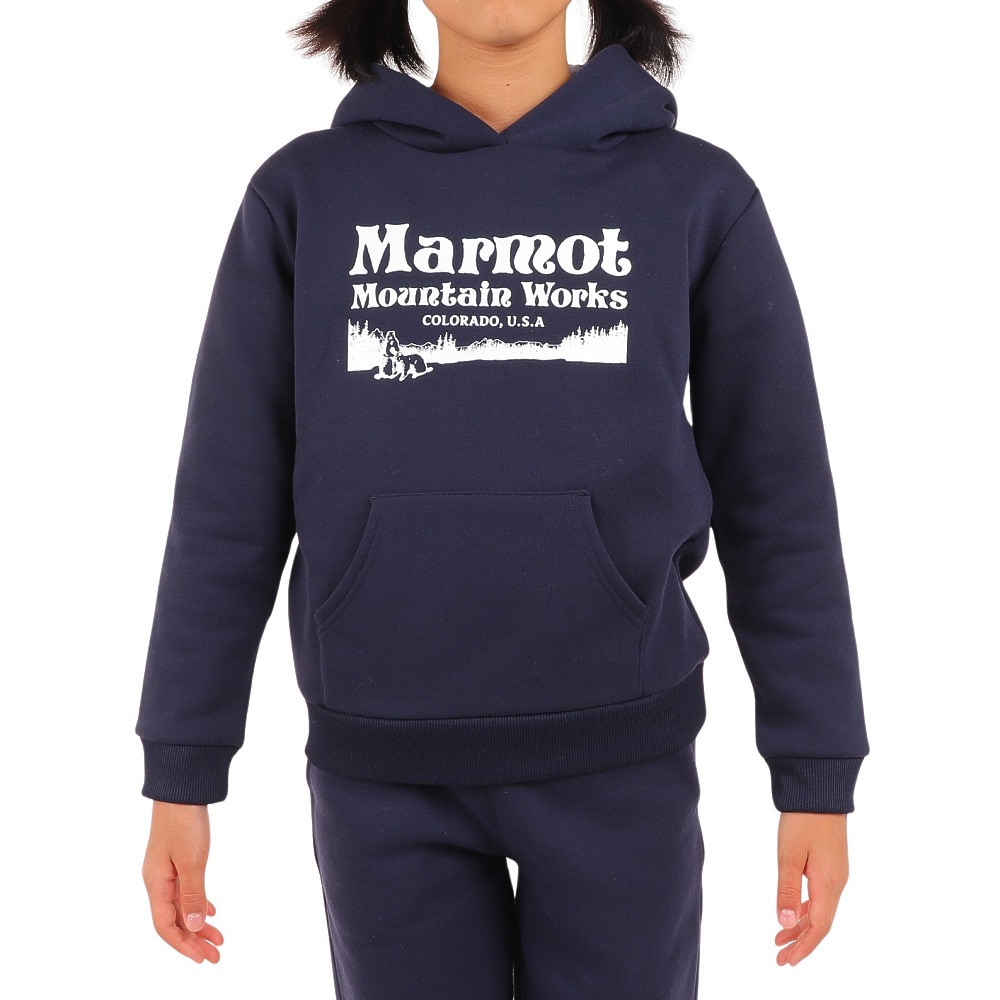 マーモット（Marmot）（キッズ）ジュニア ヘリテージロゴパーカ TSFKC201-M003
