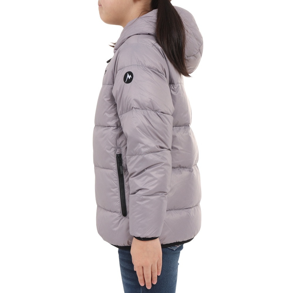 マーモット（Marmot）（キッズ）ジュニア 750FP プライムダウンジャケット TSFKD201-M005 グレー 収納袋付