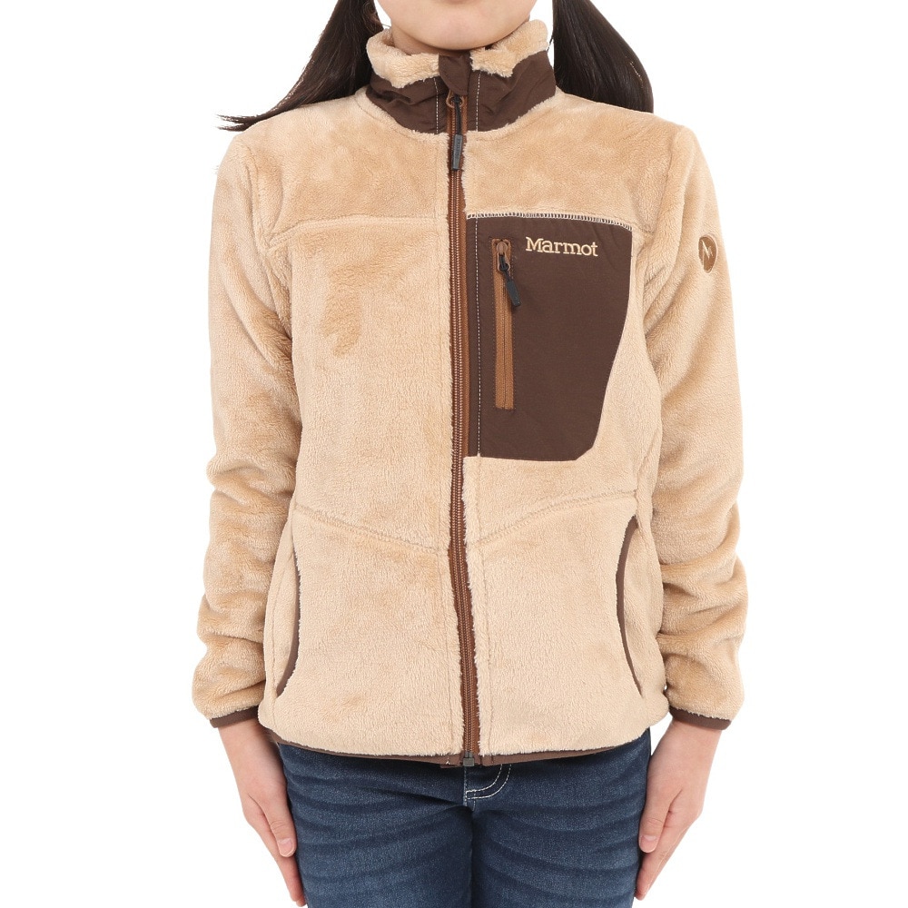 マーモット（Marmot）（キッズ）ジュニア アンシェントフリースジャケット TSFKF201-M043 ブラウン