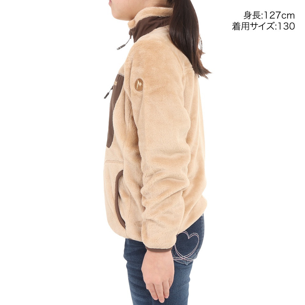 マーモット（Marmot）（キッズ）ジュニア アンシェントフリースジャケット TSFKF201-M043 ブラウン