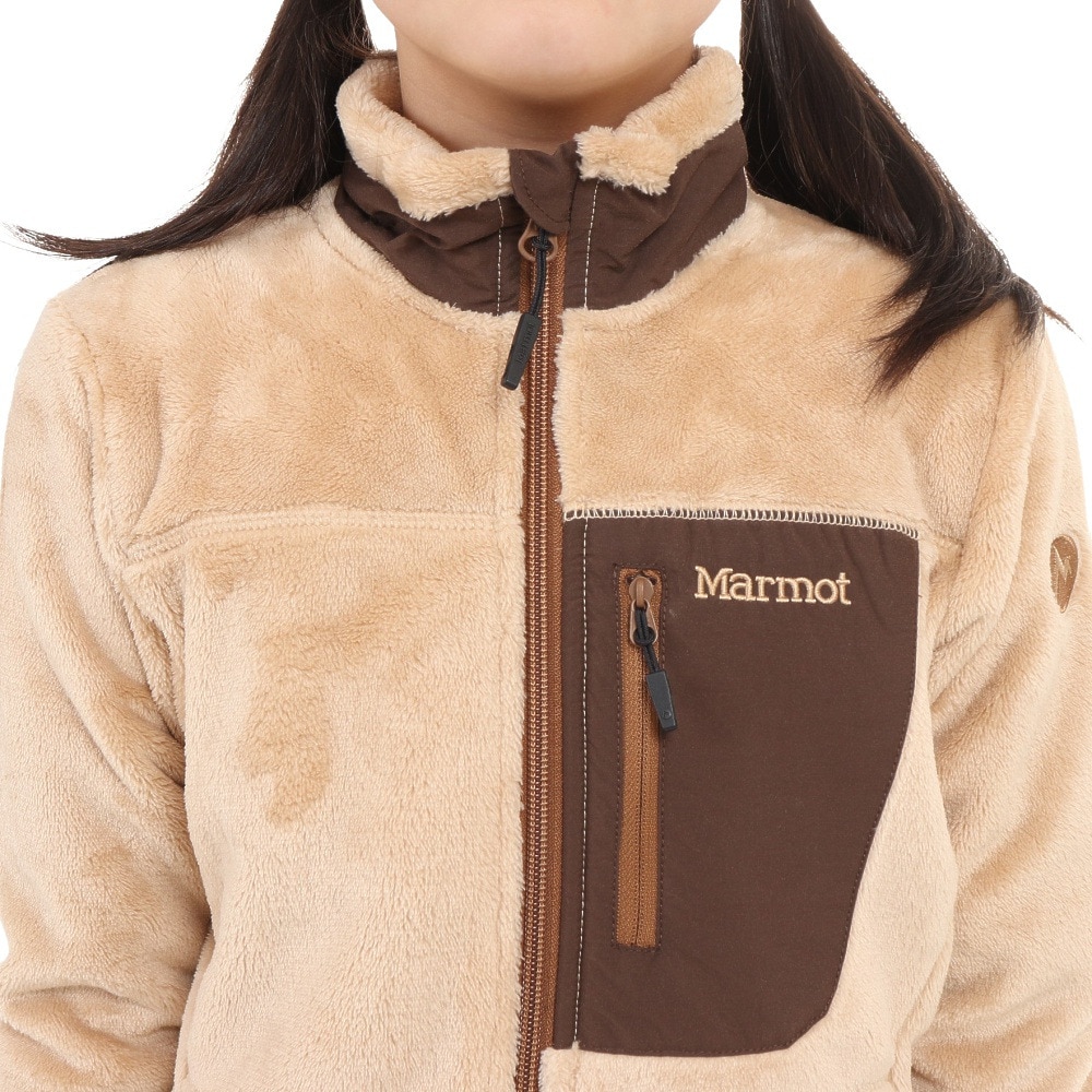 マーモット（Marmot）（キッズ）ジュニア アンシェントフリースジャケット TSFKF201-M043 ブラウン
