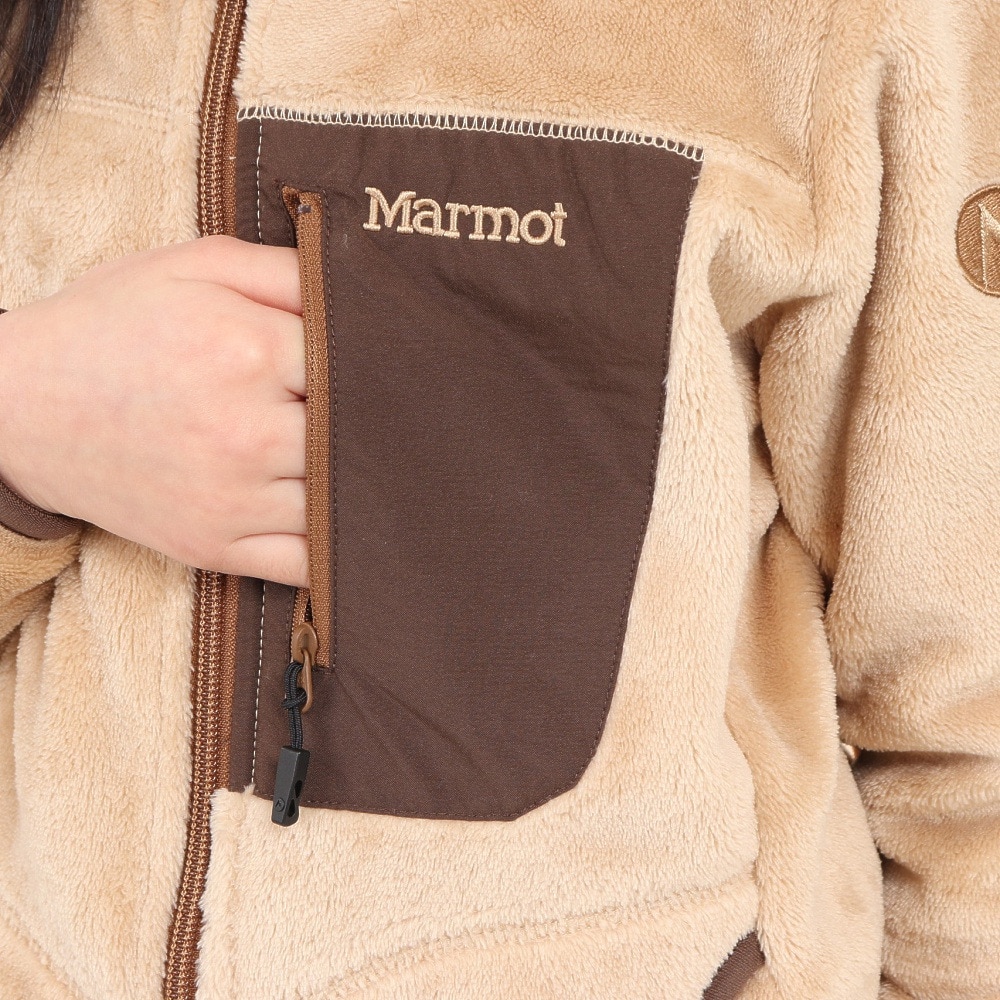 マーモット（Marmot）（キッズ）ジュニア アンシェントフリースジャケット TSFKF201-M043 ブラウン
