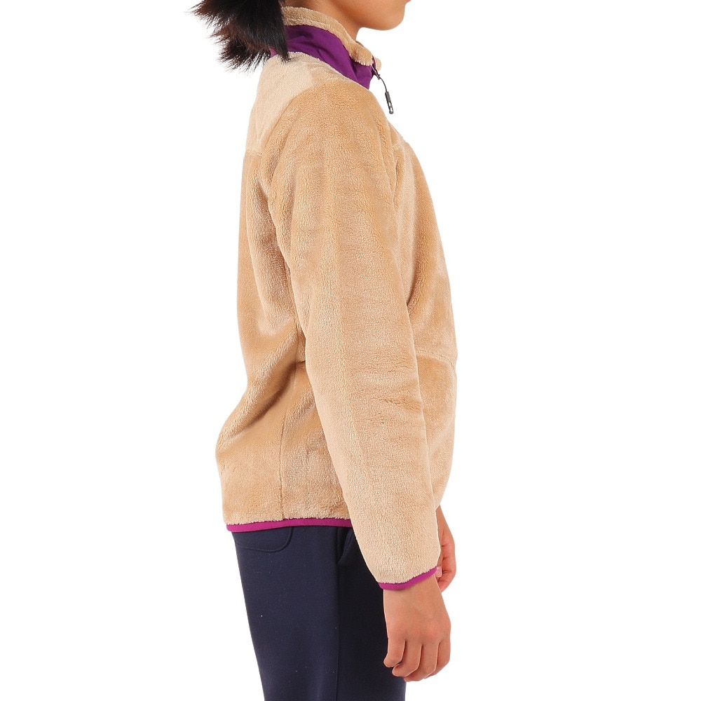 マーモット（Marmot）（キッズ）ジュニア アンシェントフリースジャケット TSFKF201-M044 パープル フルジップ 保温