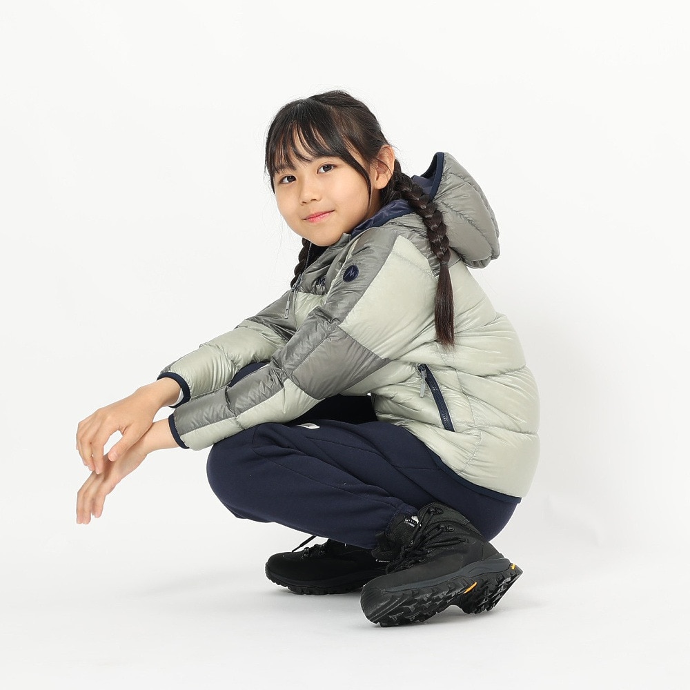 マーモット（Marmot）（キッズ）キッズ 750フィルパワープライムダウンフーディー TSAKD102-LGRAY