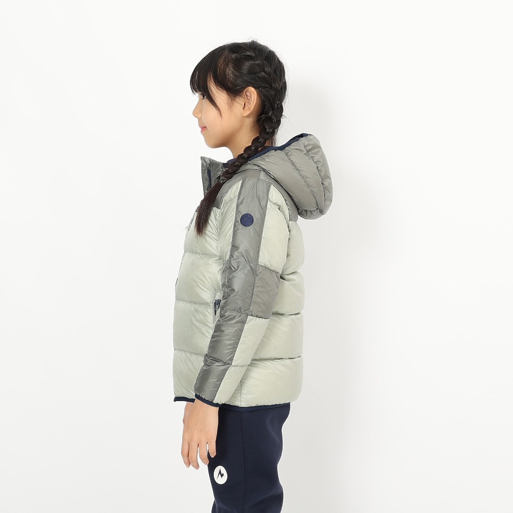 マーモット（Marmot）（キッズ）キッズ 750フィルパワープライムダウンフーディー TSAKD102-LGRAY