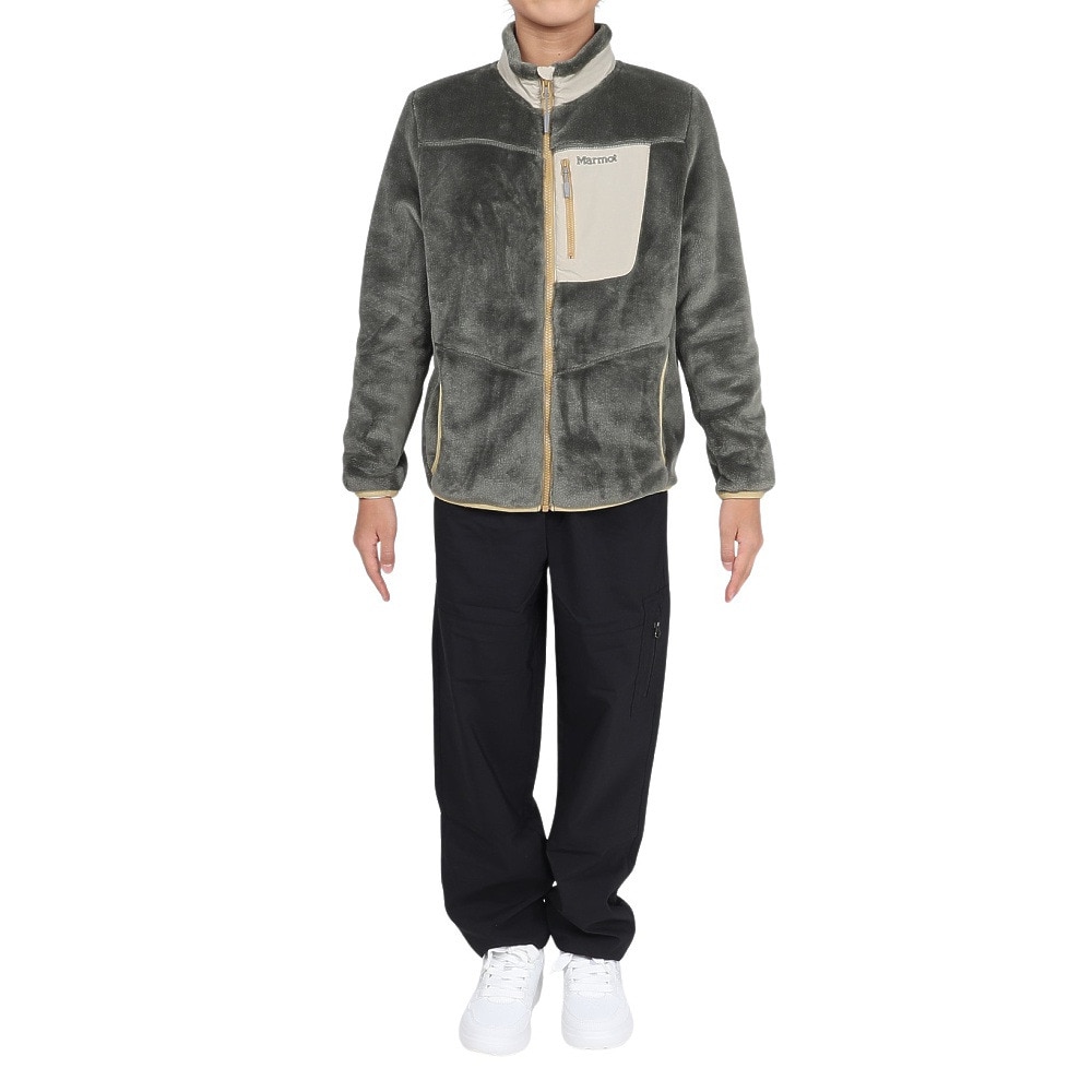 マーモット（Marmot）（キッズ）キッズ バイガンフリースジャケット TSAKF104-KHAKI