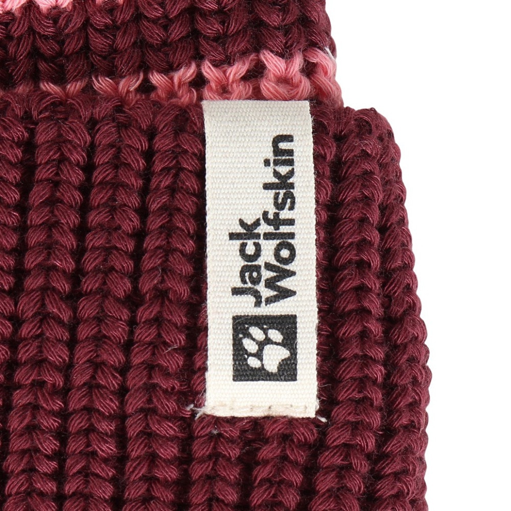 ジャックウルフスキン（JackWolfskin）（レディース、キッズ）帽子 キャップ ハット ポンポンビーニー キッズ 1911081-2700