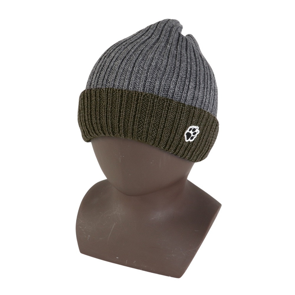 ジャックウルフスキン（JackWolfskin）（キッズ）キッズ ニット帽 PAWワッペン ビーニー A63646-6203