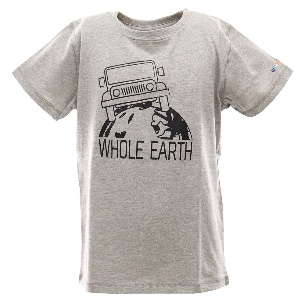  キッズ アースTシャツ WE21KA02GRY  