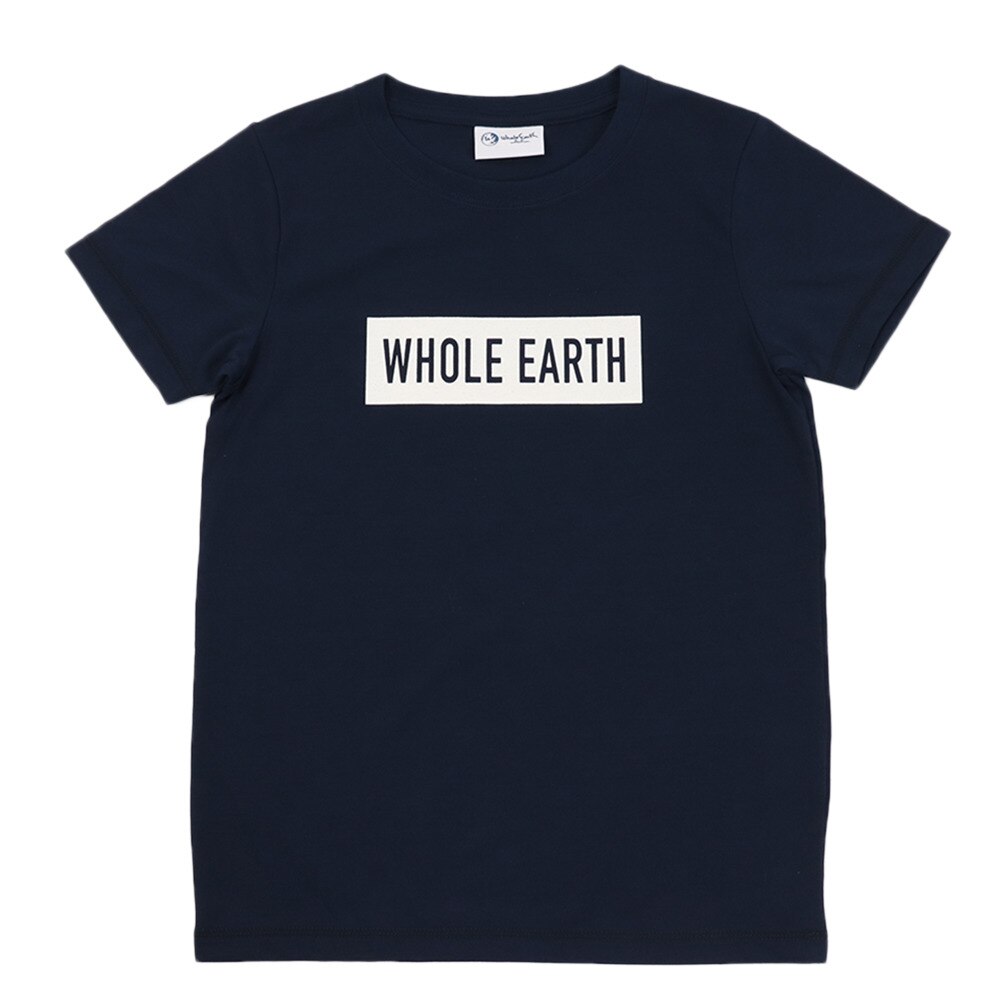  ジュニア ロゴ 半袖Tシャツ WE21KA09 NVY 