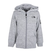 ノースフェイス（THE NORTH FACE）（キッズ）ジュニア スクエアロゴフルジップ スウェットパーカ NTJ12116 Z