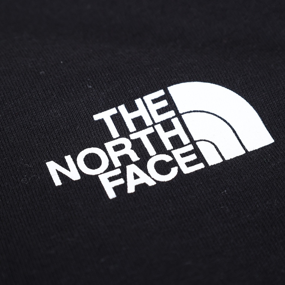 ノースフェイス（THE NORTH FACE）（キッズ）半袖 Tシャツ ショートスリーブバックスクエアロゴティー NTJ32333 K ブラック トップス バックロゴ 綿100