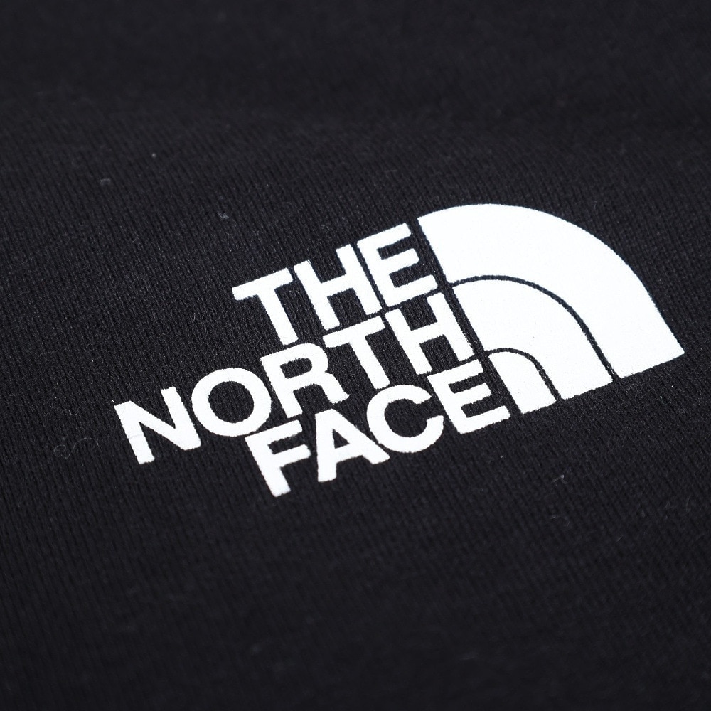 ザ・ノース・フェイス（THE NORTH FACE）（キッズ）半袖 Tシャツ ショートスリーブバックスクエアロゴティー NTJ32333 K ブラック トップス バックロゴ 綿100
