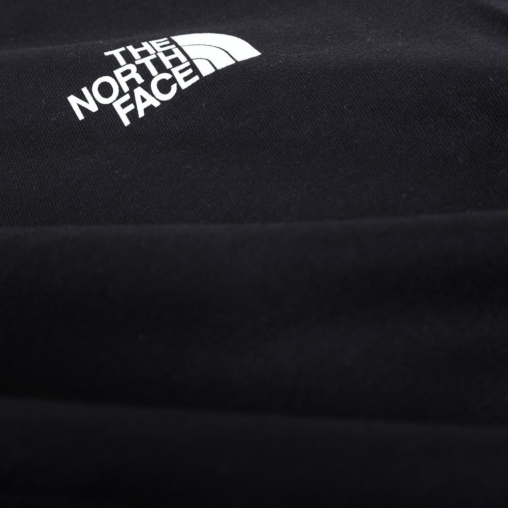 ノースフェイス（THE NORTH FACE）（キッズ）半袖 Tシャツ ショートスリーブバックスクエアロゴティー NTJ32333 K ブラック トップス バックロゴ 綿100