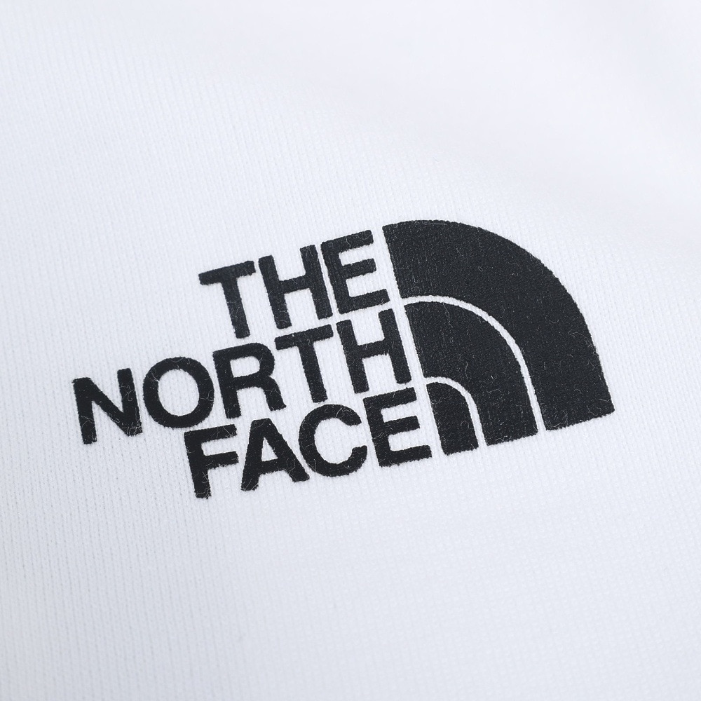 ノースフェイス（THE NORTH FACE）（キッズ）半袖 Tシャツ ショートスリーブバックスクエアロゴティー NTJ32333 W ホワイト トップス バックロゴ 綿100