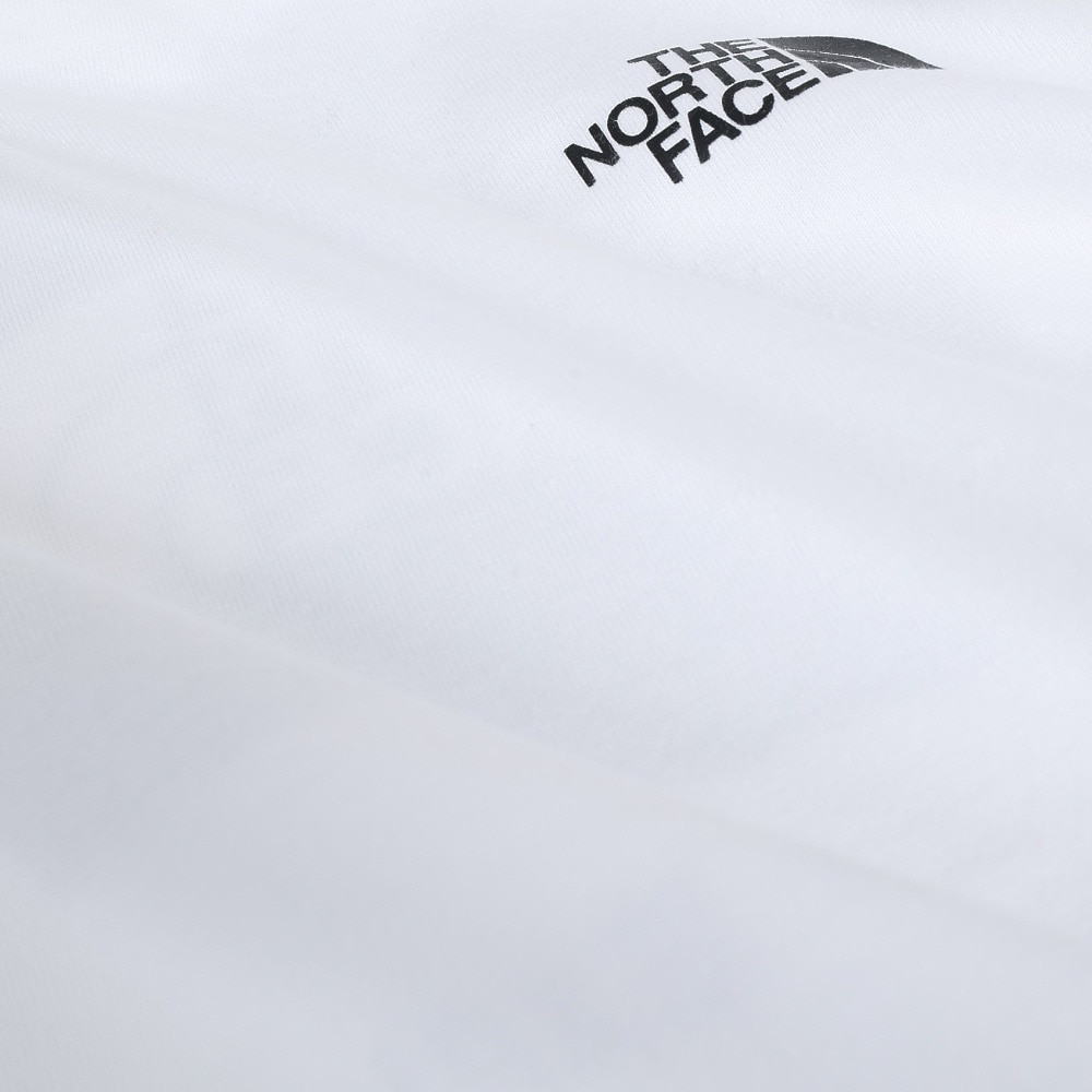 ノースフェイス（THE NORTH FACE）（キッズ）半袖 Tシャツ ショートスリーブバックスクエアロゴティー NTJ32333 W ホワイト トップス バックロゴ 綿100