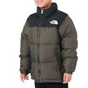 ノースフェイス（THE NORTH FACE）（キッズ）ジュニア アウター ヌプシジャケット NDJ92365 NT カーキ 収納袋付