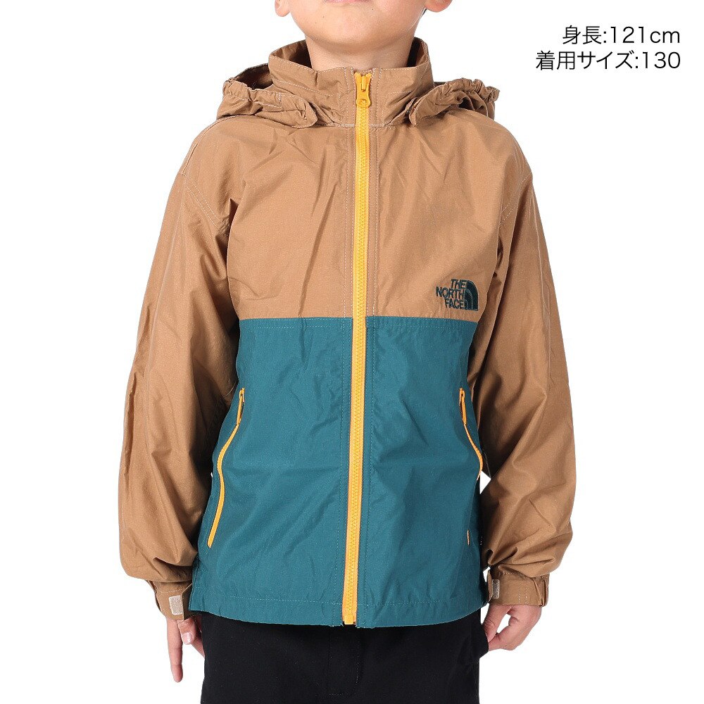 ノースフェイス（THE NORTH FACE）（キッズ）ジュニア ジャケット アウター コンパクトジャケット NPJ72310 UA  ブラウン×グリーン | アウトドア・キャンプ用品はエルブレス